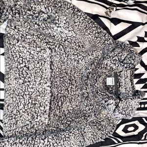 teddy quarter zip pull over